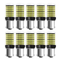 10PCS 3014 144Smd Canbus 1157 BAY15D P21W 1156 BA15S BAU15S PY21W T20 7440 7443 W21W LED Bulbs Car Turn Signal Light