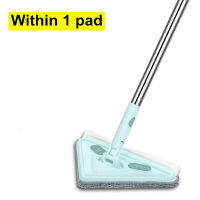 Multifunctional triangle mop for wash floor 360 cleaning easy rotating mop window car cleaning spin mop with microfiber mop pad