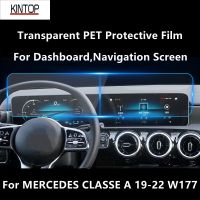 For MERCEDES CLASSE A 19-22 W177 Dashboard,Navigation Screen Transparent PET Protective Film Anti-Scratch Repair Film