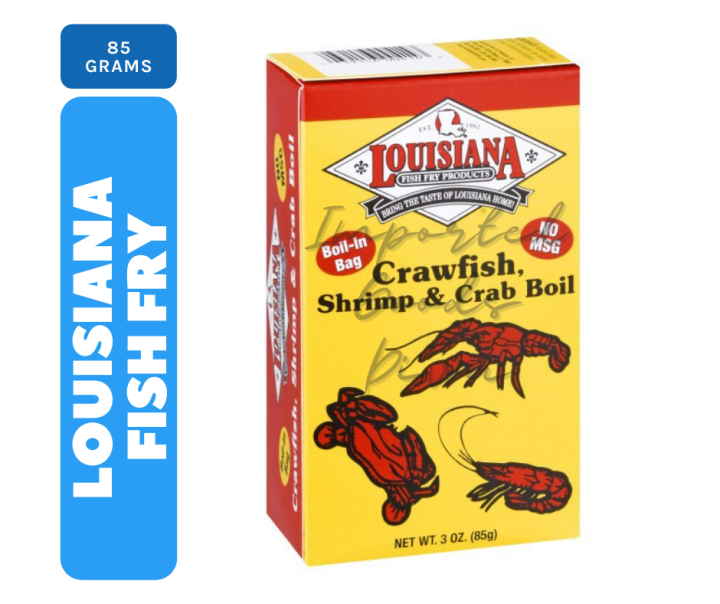 Louisiana Fish Fry Crawfish, Shrimp & Crab Boil-In Bag, 85g | Lazada PH