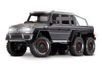 รถบังคับไฟฟ้า TRAXXAS TRX-6 Mercedes-Benz G63 AMG 6x6 มอเตอร์ Titan 21T (21-turn) สปีด XL-5 HVขับเคลื่อน 6 ล้อชุดไฟ LED กันน้ำเต็มรูปแบบ ให้ความสว่าง