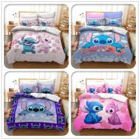 Disney Lilo &amp; Stitch 3d Pattern Duvet Cover Set Pillowcase Bedding Set Single Double Twin Full Queen King Size for Bedroom Decor