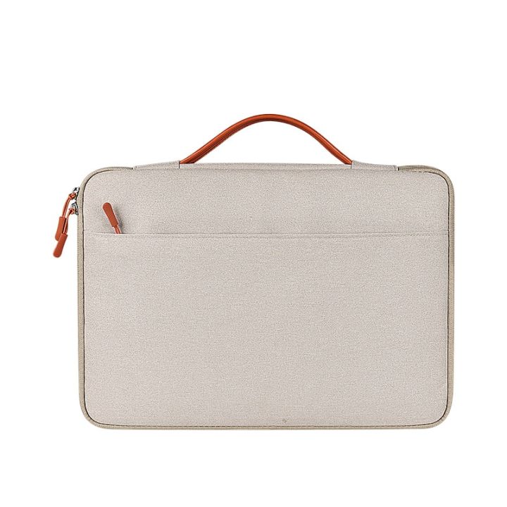 กระเป๋ากระเป๋าแล็ปท็อปซิปมีกระเป๋าด้านหน้าสำหรับ-ipad-13-14-15นิ้วโน้ตบุ๊คกระเป๋าถือแล็ปท็อปเคสสำหรับ-macbook-กระเป๋าเอกสารกระเป๋าเดินทาง-zongsheng