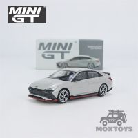 MINI GT 1:64 Hyundai Elantra N Cyber Grey LHD โมเดลรถเหล็ก