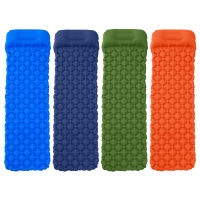 Camping Sleeping Pad Inflatable Air Mattresses Moisture-proof Sleeping Cushion Mat Outdoor Camping Pillow Hiking Trekking