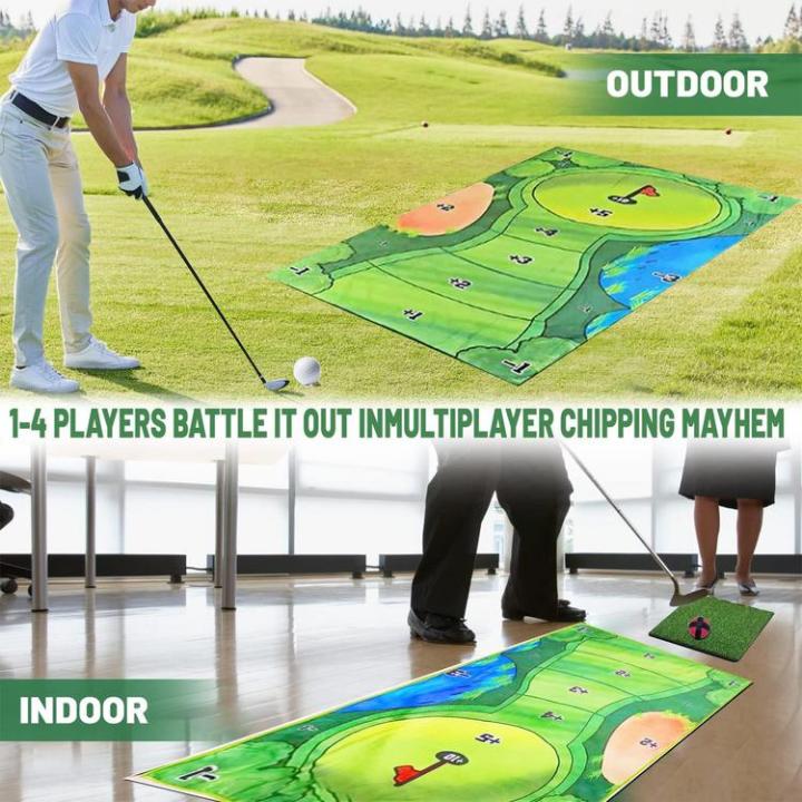 battle-royale-golf-game-durable-and-washable-golf-mat-practice-outdoor-and-chipping-game-practice-golf-games-at-home-best-golf-chipping-mat-for-adults-family-kids-newcomer