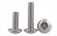 304 stainless steel Round head screws truss Mushroom M5 M6 M8 screws TM screws big head Nails Screws  Fasteners