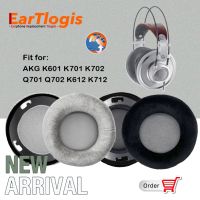 EarTlogis New Arrival Replacement Ear Pads for AKG K701 K702 K601 Q701 Q702 K612 K712 Headset Earmuff Cover Cushions