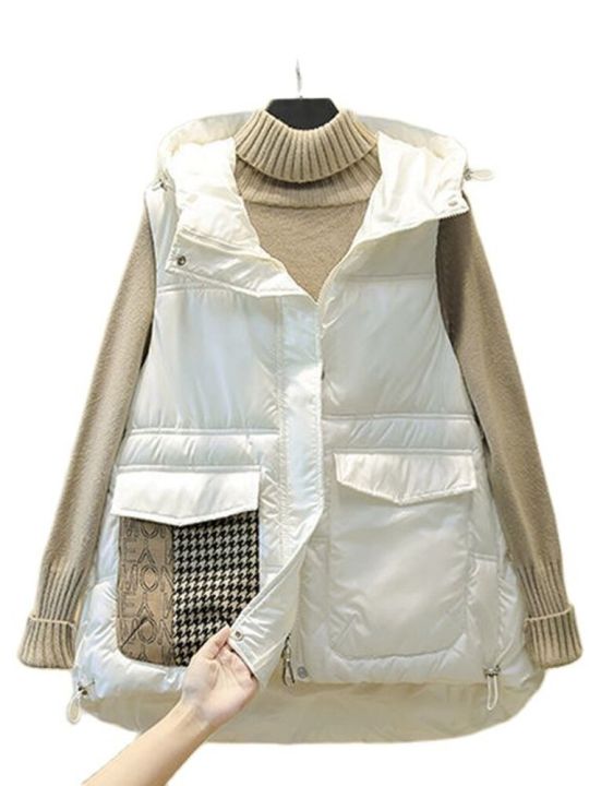 women-s-lightweight-hooded-puffer-vest-plus-size-3xl-water-resistant-sleeveless-jacket-for-glossy-puffer-vest-for-women