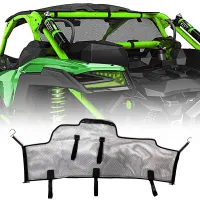 Rear Black Windscreen Mesh Fit For Can-Am Maverick X3 Max R 2017 2018