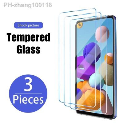 3PCS Tempered Glass On Samsung Galaxy A01 A11 A12 A21S A31 A51 A71 4G Screen protector Glass For Samsung A32 A52 A72 5G Film