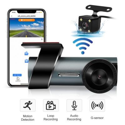 ❐▽ Mini Dash Camera Wifi Dual lens Usb Portable Dashcam Universal Car Accessories Car Dvr Mirror Video Recorder
