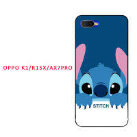 เคสโทรศัพท์ซิลิโคนนิ่มสำหรับ OPPO K1/R15X/AX7PRO,เคสพร้อมขาตั้งโทรศัพท์ลายเดียวกันและเชือก