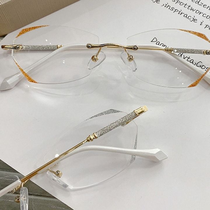 lygjzc-เงางาม-ง่ายๆ-สำหรับผู้ชาย-กรอบรูปทรงรี-กรอบกลมๆ-โลหะสำหรับตกแต่ง-เพชรประดับเพชร-แว่นตาคอมพิวเตอร์-แว่นตาป้องกันแสงสีฟ้า-แว่นตากรอบใหญ่-แว่นตาสไตล์เกาหลี