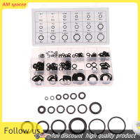 ? AM 225ชิ้น/กล่องยาง O Ring Assortment kits 18ขนาดปะเก็นเครื่องซักผ้ากล่องซ่อม