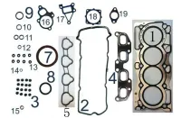 QR20 QR20DE Engine complete Full gasket set kit for Nissan X-Trail Primera Serena Teana Wingroad Avenir Prairie 2.0L 01-