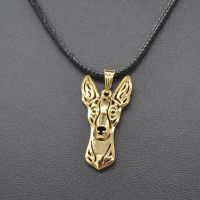 Women 39;s Rope Chain Alloy Ibizan Hound Dog Necklaces Lovers 39; Jewelry Pendant Necklaces Drop Shipping