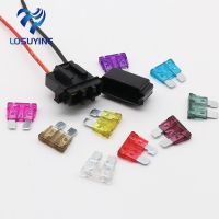 1PCS ATC Fuse Holder In-line AWG Wire Copper 12V 24V Power Blade Fuses  Accessories