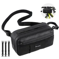 WEST BIKING Multifunction Bicycle Handlebar Bag Shoulder Waist Cycling Frame Bag Large Capacity MTB Road Bike Accessories