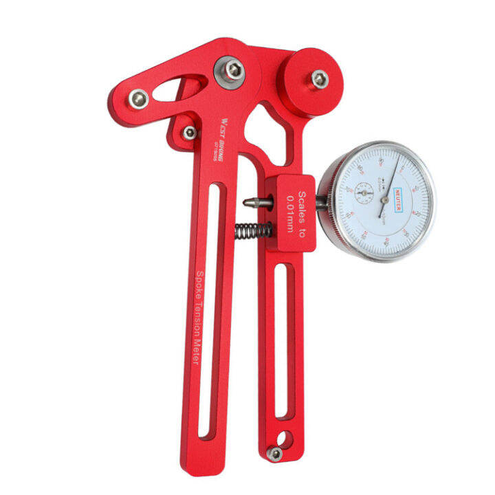 Bike Spoke Tool Bicycle Spoke Tension Corrector Meter with Detachable