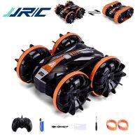 JJRC Q113 2.4กิกะเฮิร์ตซ์รถบังคับวิทยุรถของเล่น4WD 360หมุน RCโลดโผนพลิกรถ2In1น้ำ &amp; ที่ดินดริฟท์รถสะเทินน้ำสะเทินบกของเล่นเด็ก