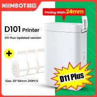 Niimbot เครื่องพิมพ์กระเป๋าแบบพกพาแบบไร้หมึกสำหรับโทรศัพท์มือถือเครื่องมินิพร้อมกระดาษเครื่องพิมพ์เครื่องพิมพ์ฉลากฉลากความร้อน D11บวกกับ D101