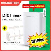 Niimbot D11 D101บวกเครื่องปริ้นตราด้วยความร้อนผู้ผลิตป้ายกระเป๋าแบบพกพา Inkless เหมาะสำหรับโทรศัพท์มือถือและโทรศัพท์ขนาดเล็กที่มีกระดาษ