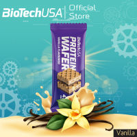 BioTechUSA Protein Wafer Vanilla 35g/Bar (โปรตีนเวเฟอร์ โปรตีนแท่งรสวานิลา 35กรัม/แท่ง)