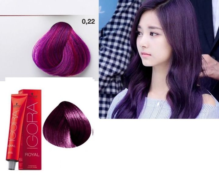 Màu tím violet sẽ là một lựa chọn hoàn hảo cho những cô nàng yêu thích sự độc đáo và cá tính. Hãy xem ngay hình ảnh nhuộm tóc màu tím violet để chiêm ngưỡng vẻ đẹp đầy hoài cổ nhưng không kém phần hiện đại này.