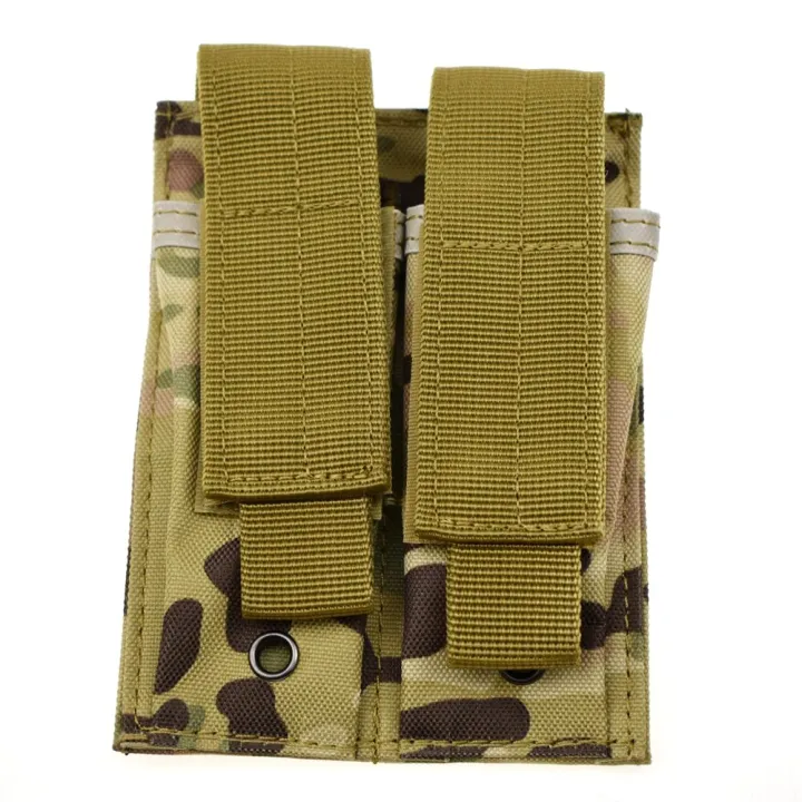 9mm Molle Pouch Nylon Tactical Dual Double Magazine Pouch Close For ...