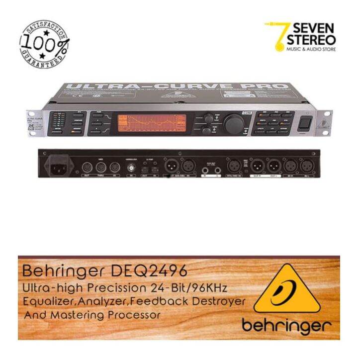 Behringer DEQ2496 Digital Equalizer Analyzer Feedback Destroyer