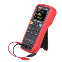 UNI-T Handheld LCR Meter 10kHz 0.1% High Accuracy Lab Grade LCR Meter Tester with Inductance Capacitance Resistance ESR Impedance Angle Phase Dissipation/Quality Factor Tests for Electric Components Exports to Image PDF Excel Reports