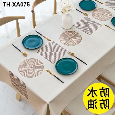 ผ้าปูโต๊ะ กันน้ำ กันน้ำมัน ซักฟรี ป้องกันการลวก ผ้าปูโต๊ะสไตล์ชาติ เสื่อโต๊ะน้ำชาสไตล์จีน โต๊ะสี่เหลี่ยมสี่เหลี่ยม