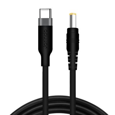 1.8M สายแปลง Type C/USB-C PD เป็น12V 5.5X2.5มม.,สายไฟสำหรับกล้องรักษาความปลอดภัยลำโพงเราเตอร์ไร้สาย