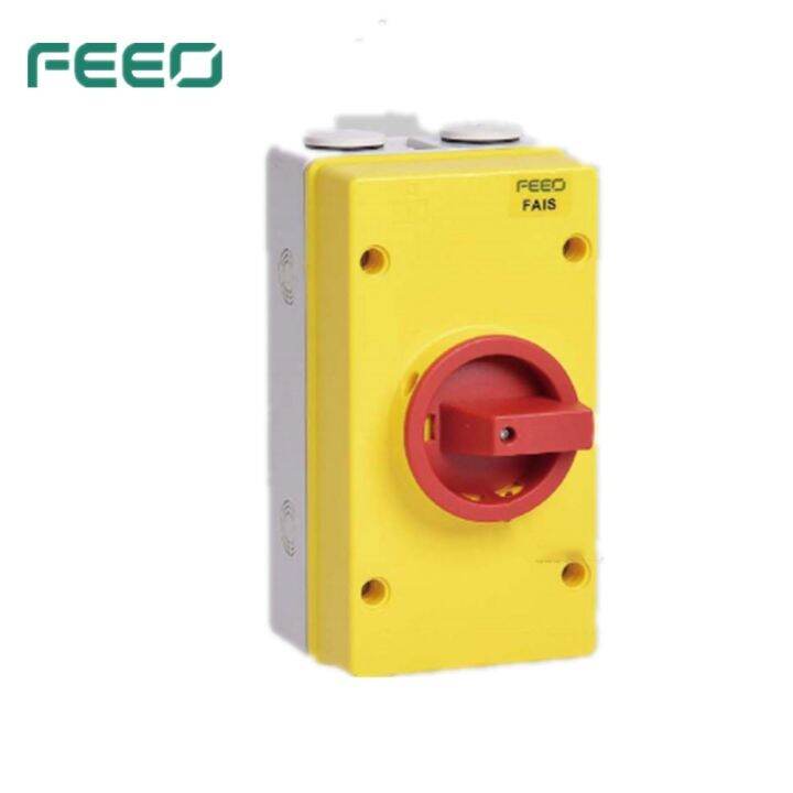 Feeo Waterproof Isolator Switch 3 Phase 32a High P Rate Ac Iaolator