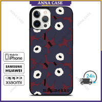 Marimekko 4342 กรณีโทรศัพท์มือถือ iPhone 14 Pro Max / iPhone 13 Pro Max / iPhone 12 Pro Max / Samsung Galaxy Note10 Plus / S22 Ultra ฝาครอบป้องกันการตก