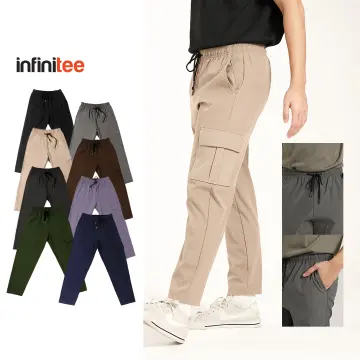 Unisex 6 Pocket Cargo Pants Straight Cut Pants Casure Fit Women