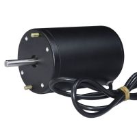 φ77mm PMDC Motor DC 12V 24V 150W 200W 3500rpm~7000rpm Permanent Magnet DC Motor with Double Bearing and 8mm Shaft