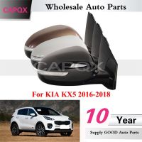 CAPQX กระจกมองข้างสำหรับ Kia KX5 2016 2017 2018ชิ้นส่วนประกอบกระจกมองหลังภายนอกสำหรับ Kia