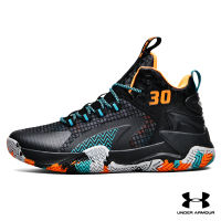 Under Armour_ UA Grade School Lockdown 8_5 Basketball Shoes อันเดอร์ อาร์เมอร์ ร้องเท้าผ้าใบออกกำลังกายสำหรับทุกเพศ