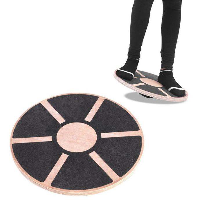 Wobble Board Wooden Wobble Board Anti Slip Rocker Board Wood Standing