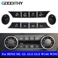 Dash AC  Climate Control Key Button Knob Cap For Benz ML GL GLS GLE Class W166 W292 ML350 ML550 GL350 GL450 GLE400 GLS450