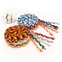 【YP】 5 Meters Length 7mm Colored Polyester Cords Braided Rope Diy Thick Twine