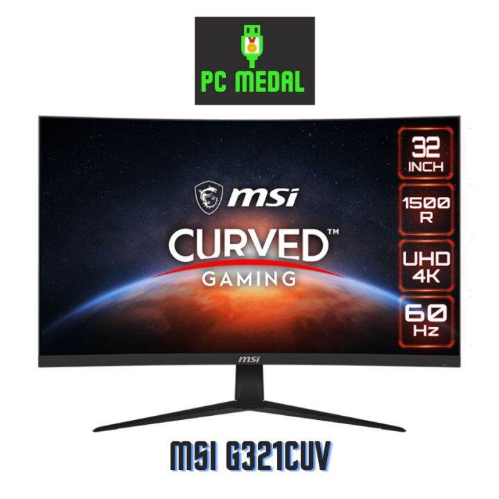 MSI G321CUV 32" Gaming Monitor, 3840 x 2160 (UHD), VA, 60Hz, FreeSync