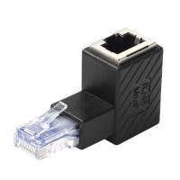 อะแดปเตอร์แปลง RJ45ตัวผู้เป็นตัวเมียสำหรับตัวเชื่อมต่อเครือข่ายแลน Cat5 Cat6