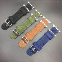 ⌚ Watch strap accessories สายนาฬิกาผ้าใบเหมาะสำหรับ iwatch3/4 สายนาฬิกาไนลอนรุ่น watch38 42mm