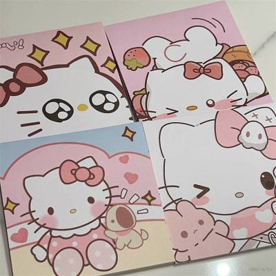 Hello Kitty sticky note cartoon cute pad Stickable note