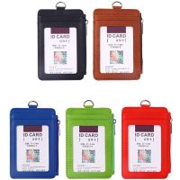 【CW】✣  Leather ID Card Holder Credit Badge Business Doctor Exhibition Office Accessories