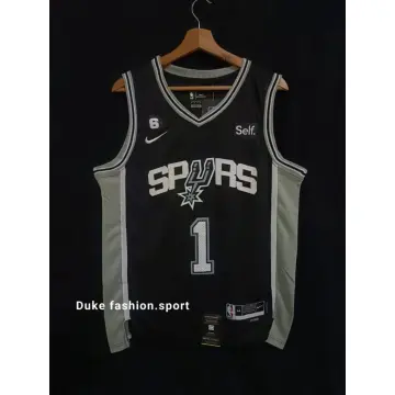 San Antonio Spurs Men's Nike #1 Victor Wembanyama Association Authentic  Jersey