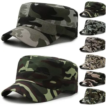 Ear Flap Sun Hat Neck Cover Baseball Cap Visor Camo Army Fishing